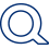 A blue icon of the letter 'Q'.