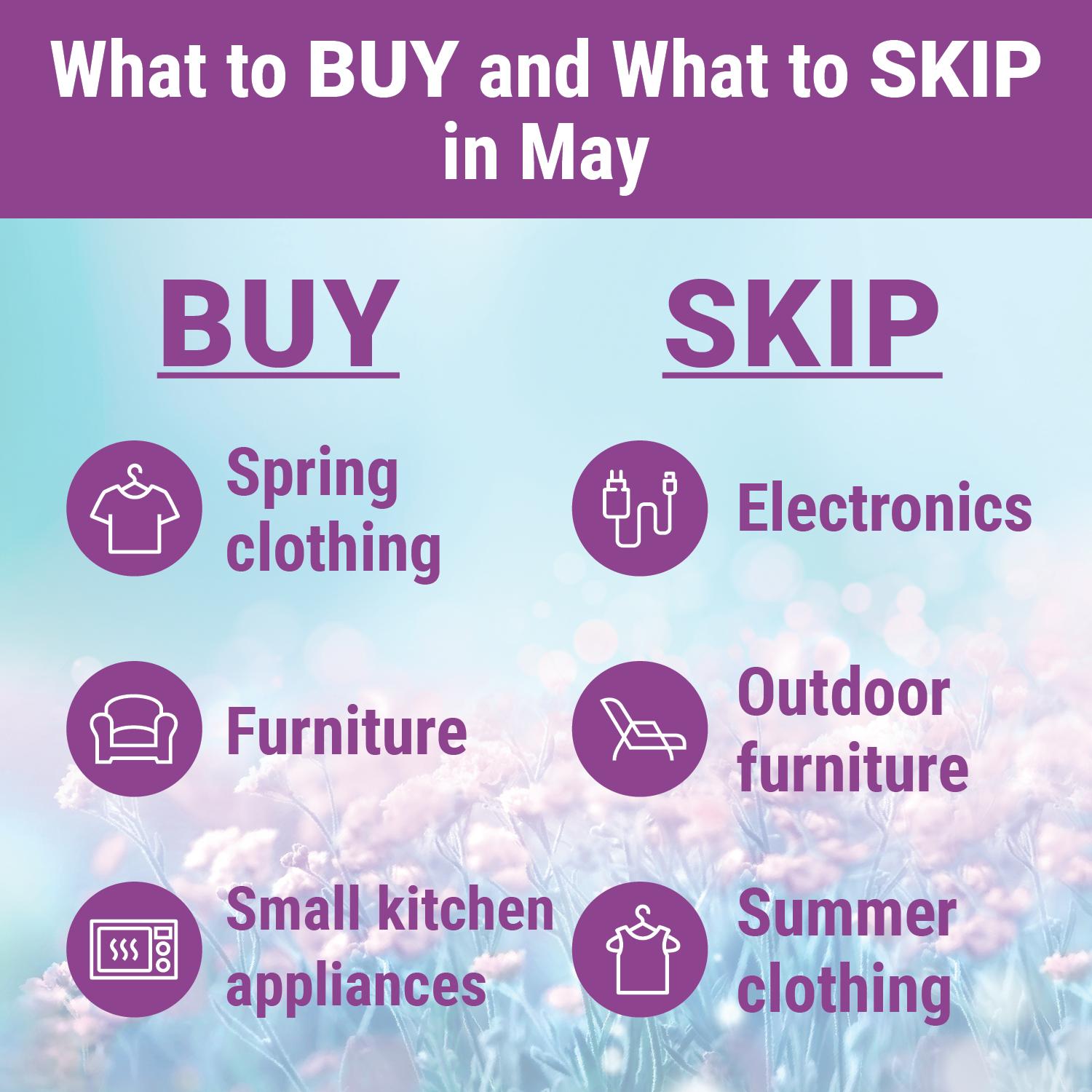 What to Buy and Skip in May