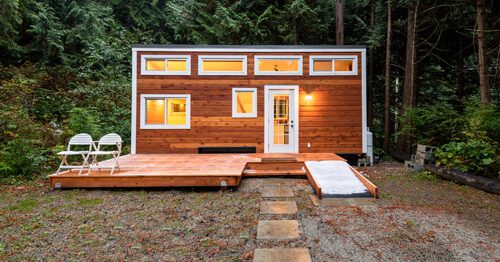 A tiny house: a great example of the "single income" minimalist financial mindset, and how to live on one paycheck.